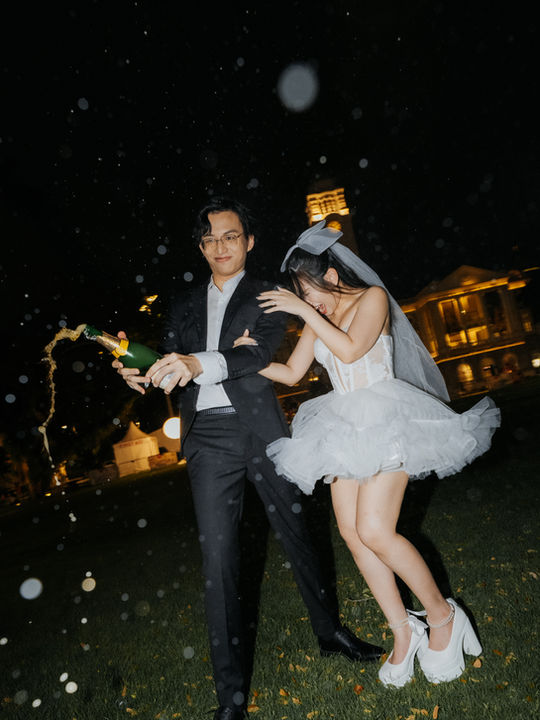 Afterpartybride Mini wedding gown singapore mini wedding gown after wedding gown bespoke gown custom wedding gown make short gowns Singapore custom rom gown

Mini wedding gown keywords 
Bride wearing an Afterpartybride mini wedding gown in Singapore, styled as a two-piece convertible wedding gown with detachable skirt — perfect as an ROM gown, after-party dress, or evening gown. Features a short bridal mini dress silhouette with a long overskirt for a custom, 2-in-1 bridal look. Afterpartybride specialises in bespoke and custom wedding gowns in Singapore, including mini bridal gowns, long wedding gowns, mini with skirt wedding gowns, and little white dresses. Explore our bridal shop in Singapore for unique after party bride styles and modern short wedding gowns tailored for ROM, solemnisation, or reception wear.

Wedding gown keywords
Afterpartybride is a local designer bridal shop in Singapore offering exclusive designer wedding gowns for modern brides. Our bridal boutique features custom-tailored bridal gowns, mini gowns, and fine art wedding pieces. As a top wedding brand bridal studio Singapore, we focus on perfect fit, high quality craftsmanship, and luxurious design details. Discover our wedding packages in Singapore at our affordable yet high-end bridal studio — perfect for brides searching for a wedding gown Singapore, bridal shop Singapore, or wedding studio near me.

Afterparty Occassion use Keywords
Afterpartybride is a Singapore bridal studio offering modern brides a curated collection of mini wedding gowns, after party gowns, 2-in-1 wedding gowns, convertible bridal gowns, and 2-piece gowns. From cocktail gowns and jumpsuits to evening gowns and reception looks, each piece is crafted with detail and custom fit. Perfect for overseas weddings, pre-wedding shoots, and gown rental for overseas photoshoots. Discover reception gowns, mini gowns with skirts, and bespoke wedding gowns at one of Singapore’s top local designer bridal studios.

Behind the scenes
Behind-the-scenes wedding and event videography by Afterpartybride capturing candid, documentary-style moments with multi-angle iPhone cinematic filming, including on-site coverage for your chosen hours, a pre-event content planning call, a full unfiltered gallery delivered within 48 hours, two edited 1-minute Instagram reels delivered within 48 hours, and a dedicated main videographer documenting weddings, ROM, proposals, bridal showers, bachelorette parties, pre-wedding shoots, gala dinners, fashion events, talks, launches and personal prep-day stories across Singapore. Content creators. Behind the scenes videography. 
