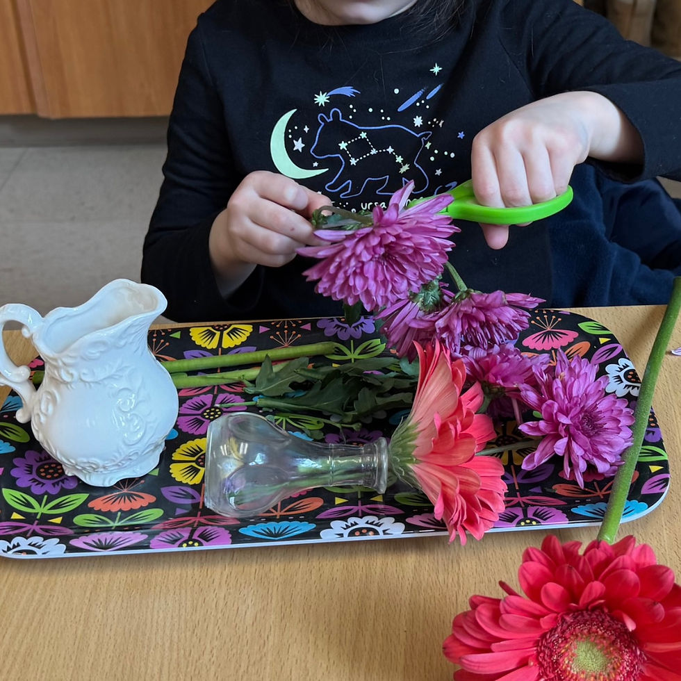 KIDS: Flower Arranging