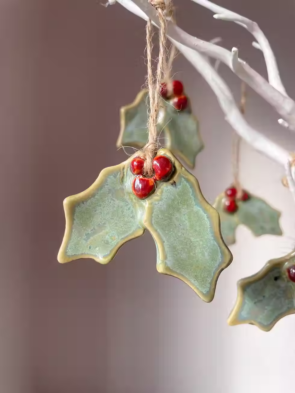 Ceramic Holiday Ornaments