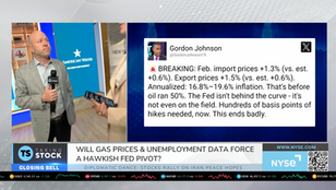 Jay Woods at NYSE after markets staged a modest relief rally