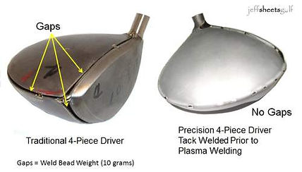 Jeff Sheets Golf,Club Development,wood manufacturing,billet,forged,cast,cup face,stamped,titanium