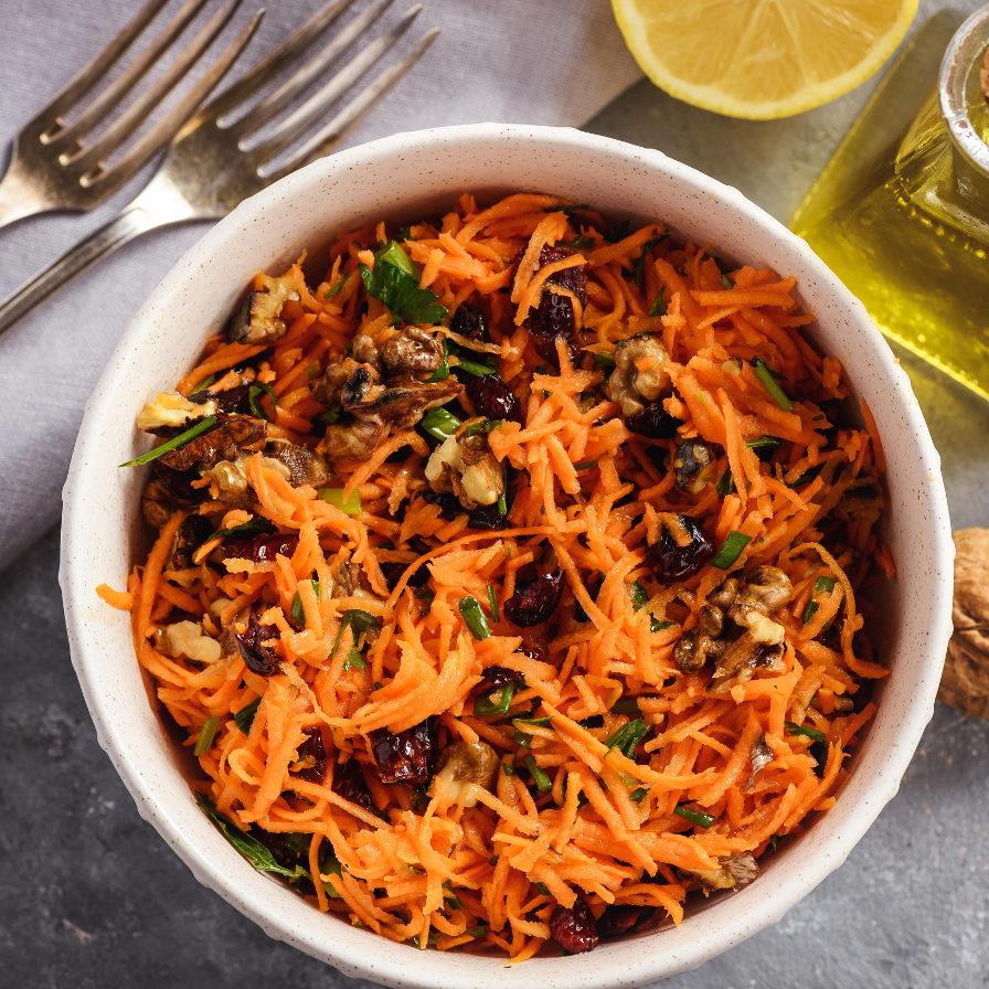 carottes - canneberges - noix -ES