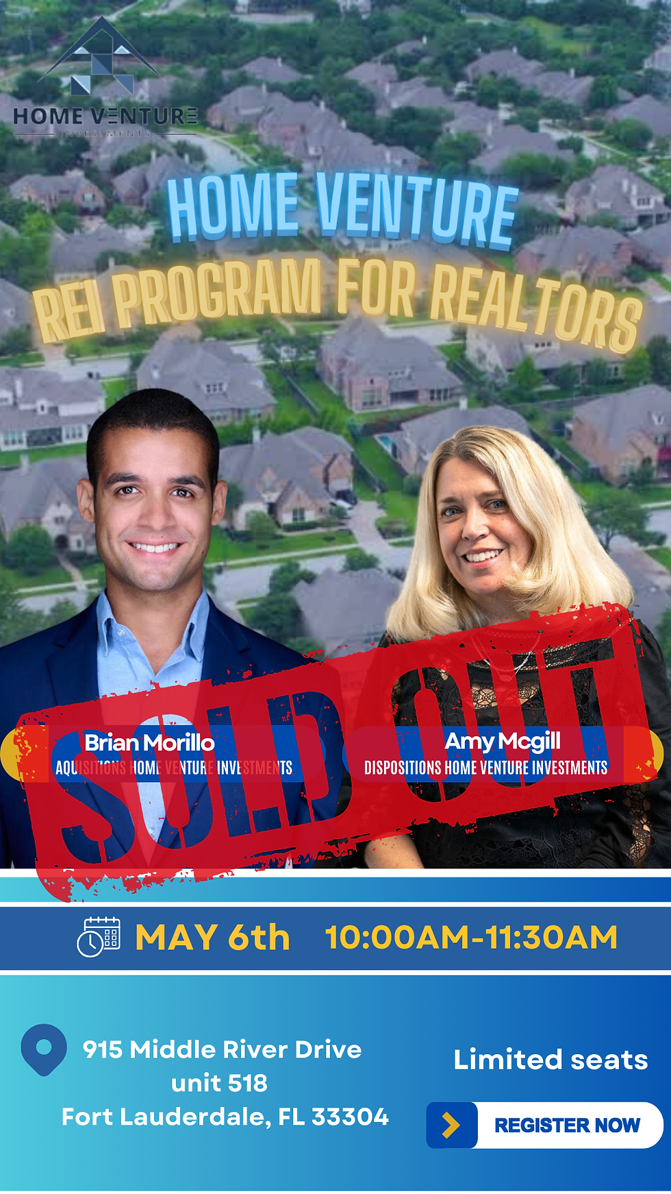 🗓️ -Past Event-🔚 REI HOME VENTURE PROGRAM FOR REALTORS ‼️✅ (2)