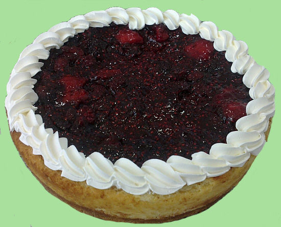 Cheesecake con frutos rojos