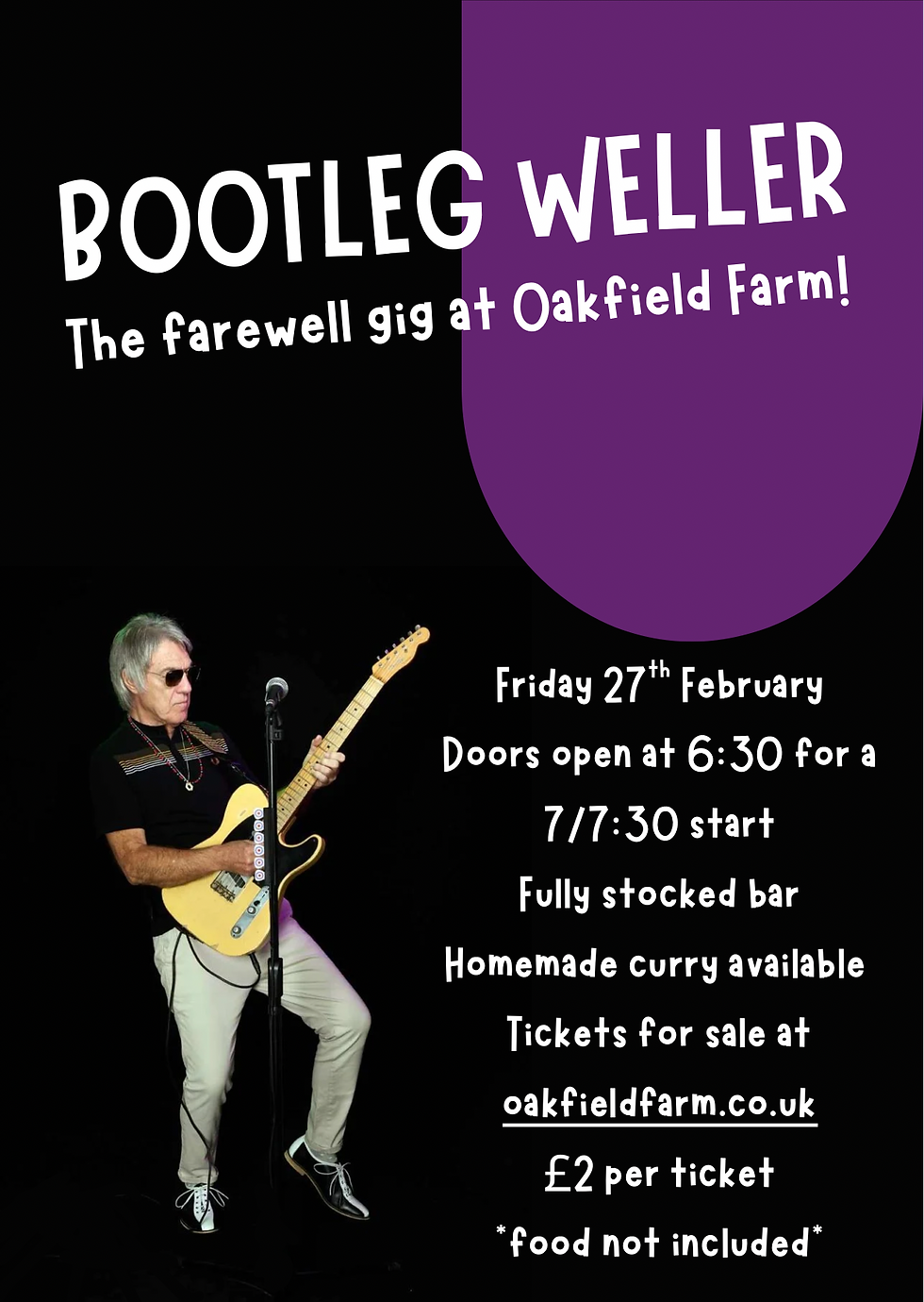 Bootleg Weller! The Farewell gig at Oakfield Farm