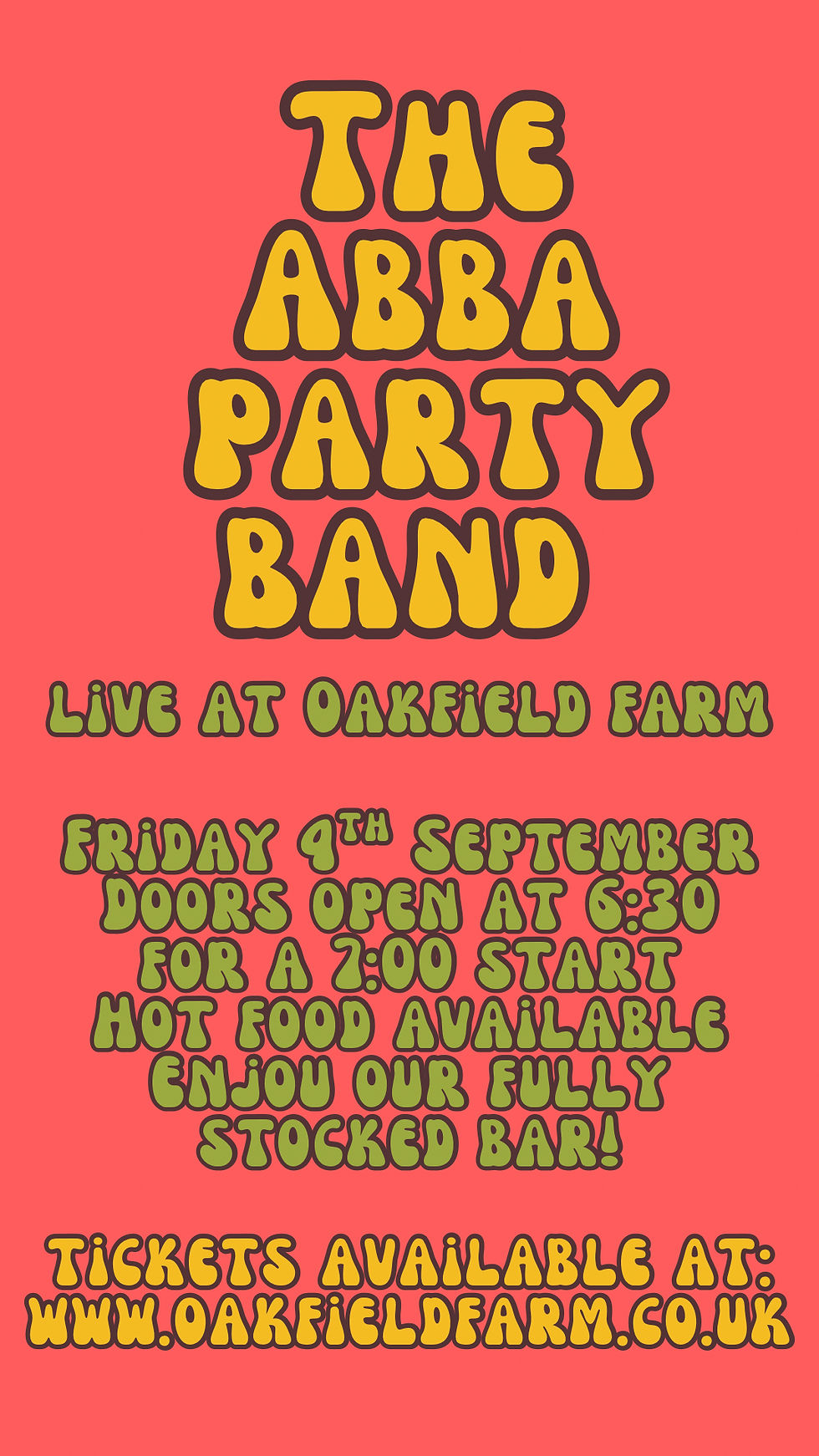 ABBA Night! At Oakfield Farm