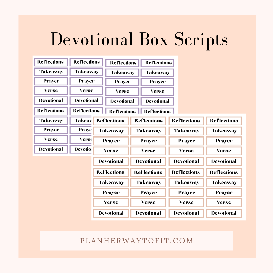 Functional Script Boxes