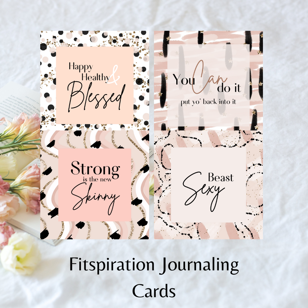 Fitspiration Journaling cards