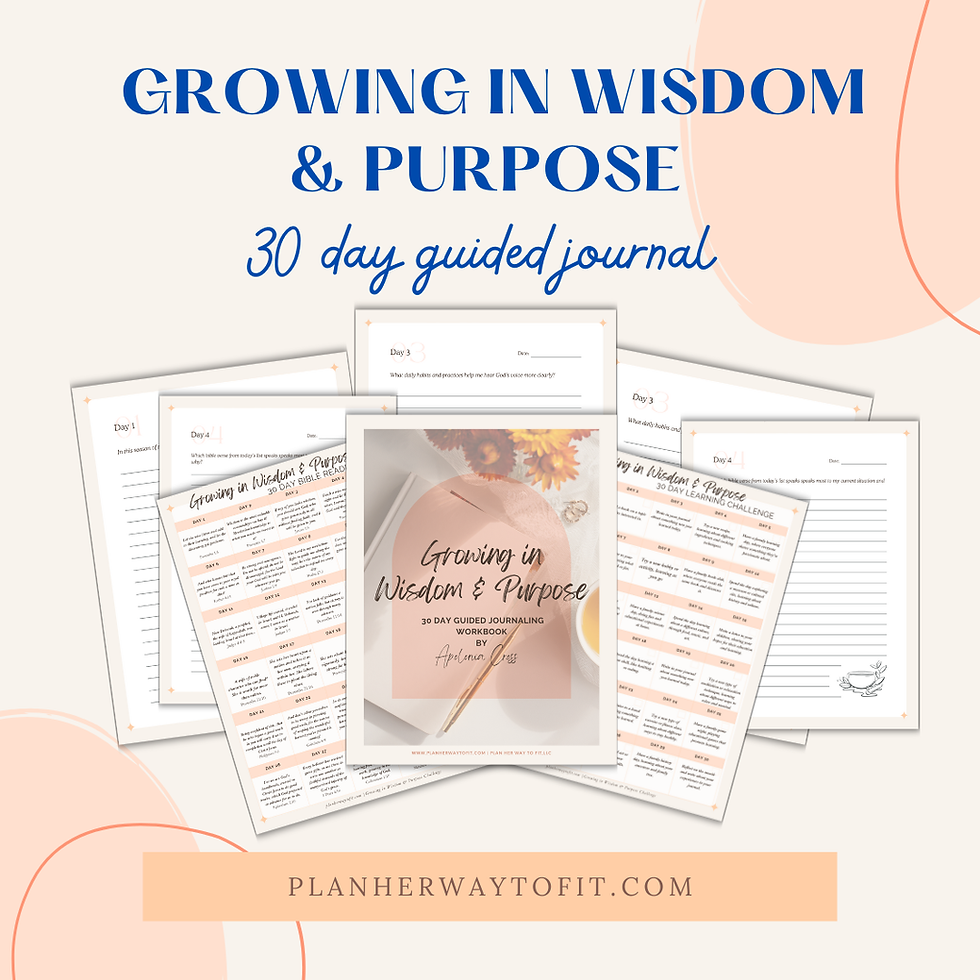 Growing in Purpose & Wisdom Bundle