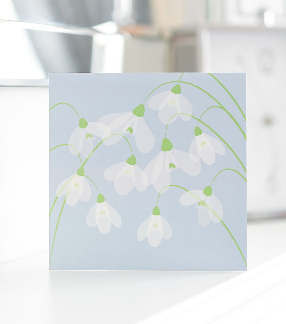 Thumbnail: Snowdrops - still life