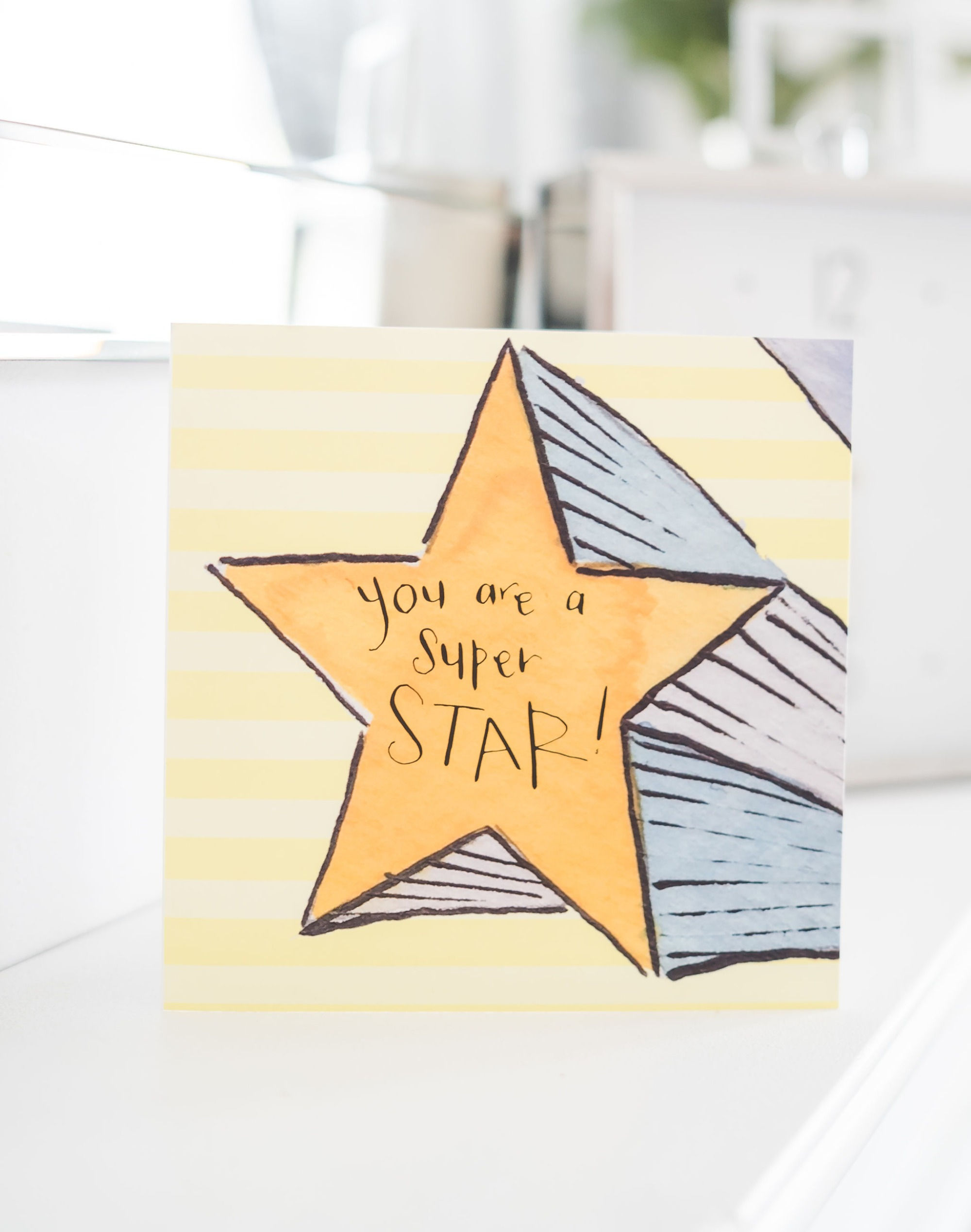 You are a superstar - greetings card