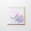 Thumbnail: Pitter Patter of Tiny feet - pink and green - a joyful elephant trumpeting your