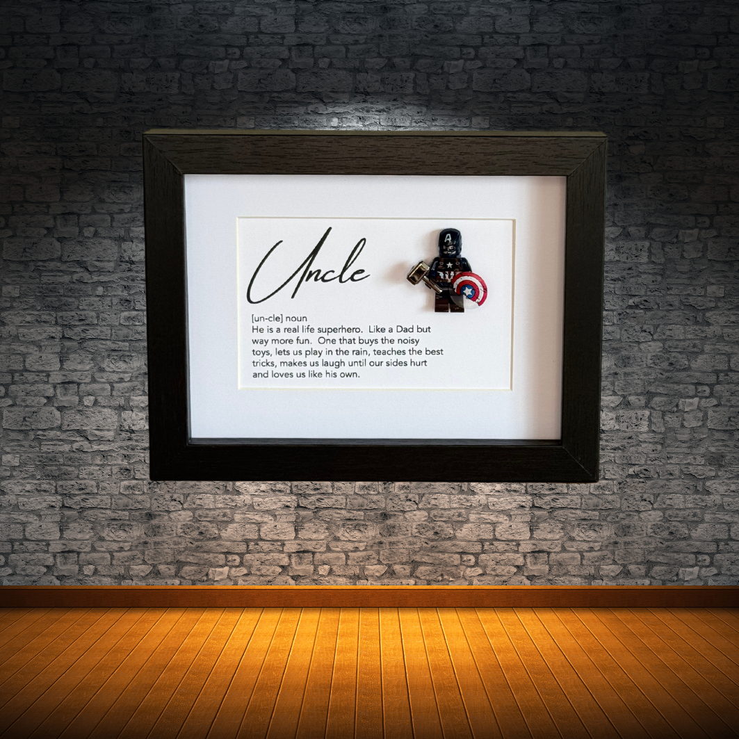 The Meaning of Uncle  Superhero Shadowbox