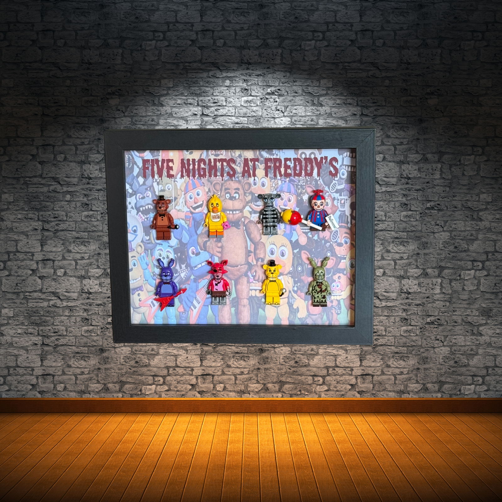 Five Nights at Freddys  Mini Figurine Shadowbox
