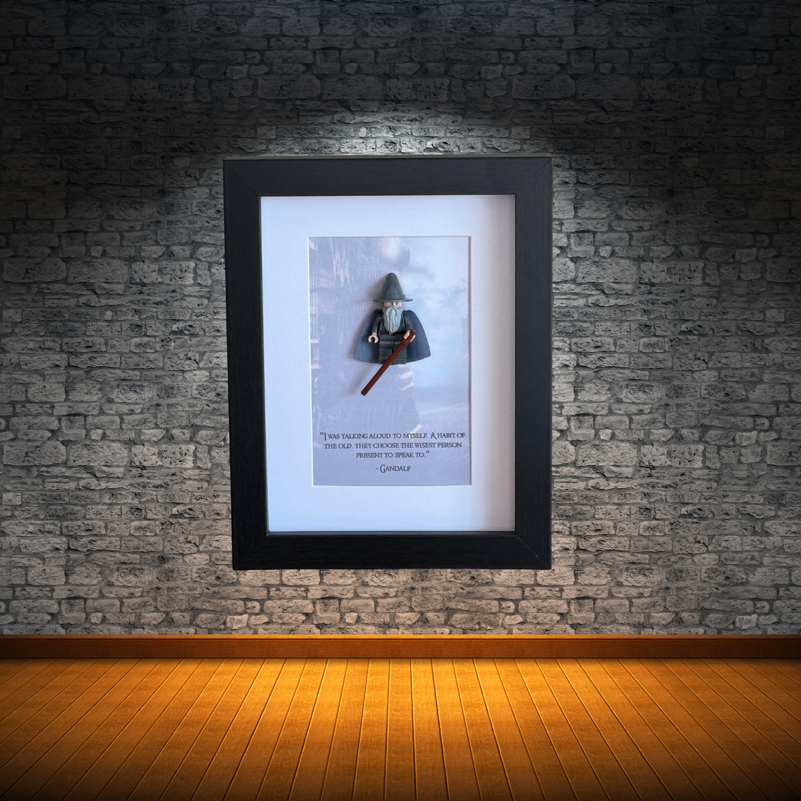 Gandalf Mini Figurine Shadowbox