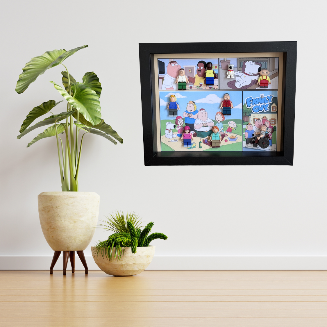 Family Guy Mini Figurine Shadow box