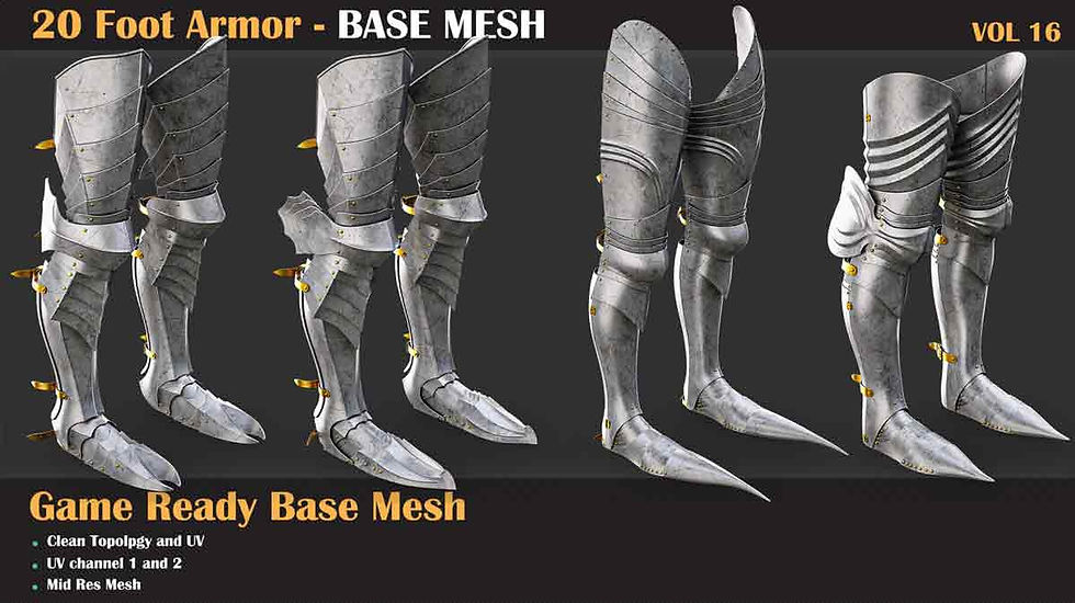 Thumbnail: 20 Foot Armor BASE MESH - VOL 16