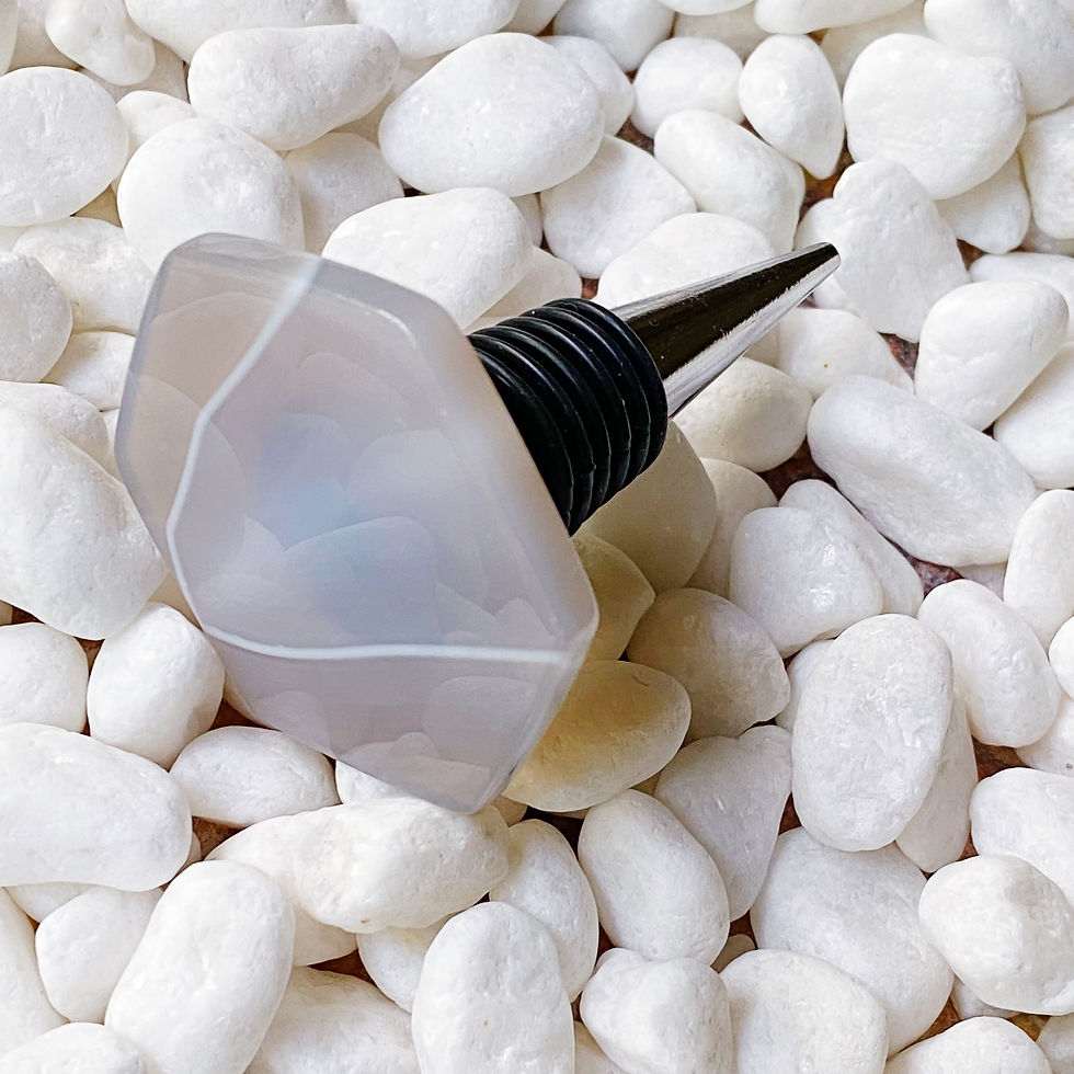 Thumbnail: Soho Lounge Hexagon Stone Wine Stopper – Sleek, Sophisticated & Stylish 🍷✨