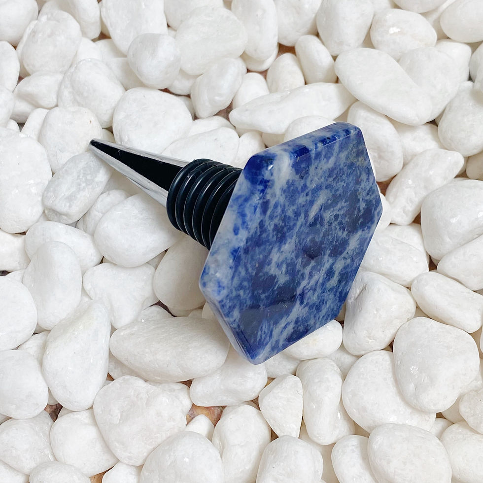 Thumbnail: Soho Lounge Hexagon Stone Wine Stopper – Sleek, Sophisticated & Stylish 🍷✨
