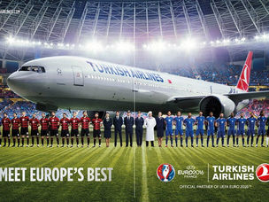 Turkish Airlines to Show Live EURO 2016 Matches Onboard