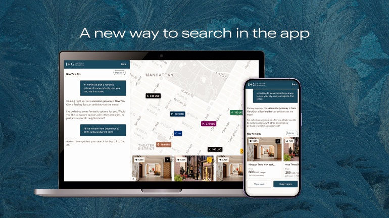 New Way to Book: IHG Launches AI-Powered Search Tool