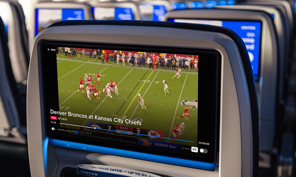 United Teams Up with DISH to Bring Live Football Onboard