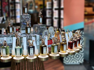 Penhaligon and Carolina Herrera Podiums Arrive at Hamad