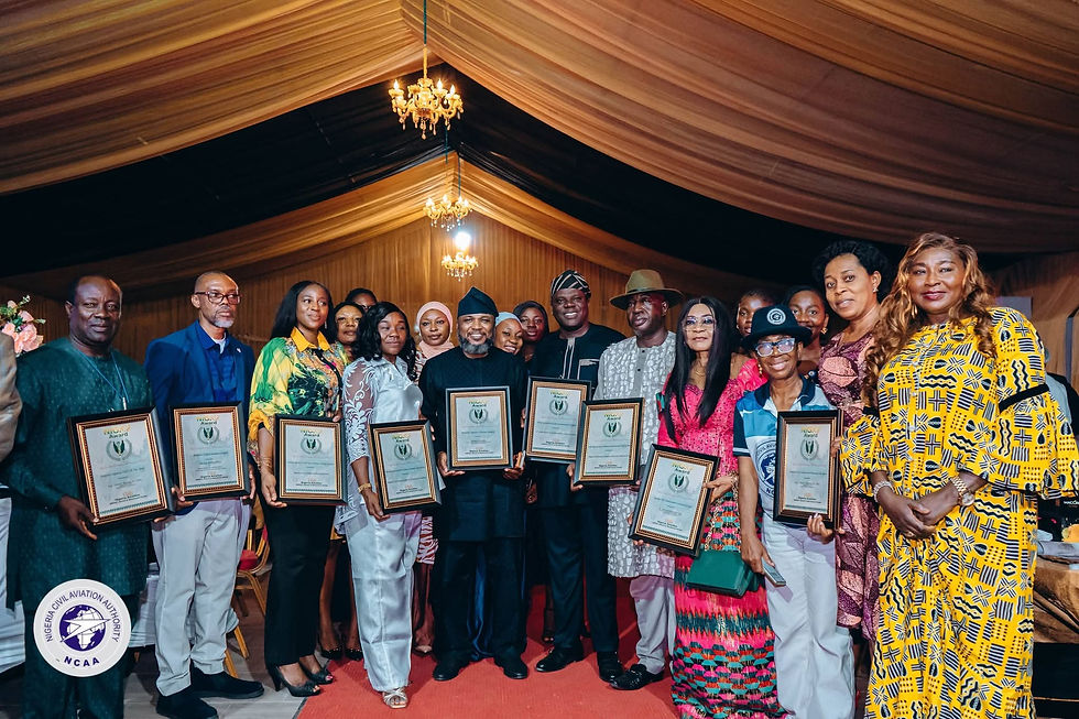 NCAA Wins Big at Nigeria Aviation Awards 2026