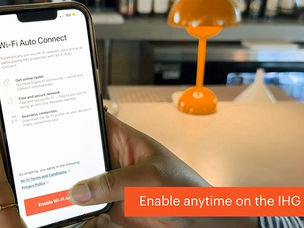 IHG Hotels & Resorts Introduces Wi-Fi Connection via Mobile App