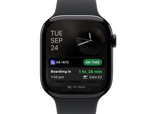 United Airlines Live Activities Now Available on Apple Watch