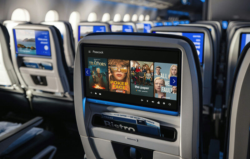 Peacock Takes Flight: United Launches New Inflight Entertainment Channel
