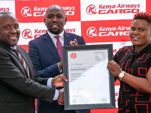 KQ Cargo Receives IATA Certification for Pharmaceutical Logistics Excellence