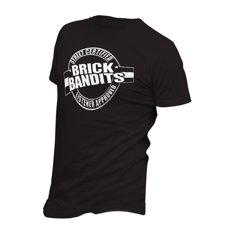 Thumbnail: Brick Bandits Black w/ White Retro Logo