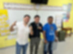 L-R: 2nd Kenneth Perez, 1st Michael Campos, 3rd Cristobal Campos