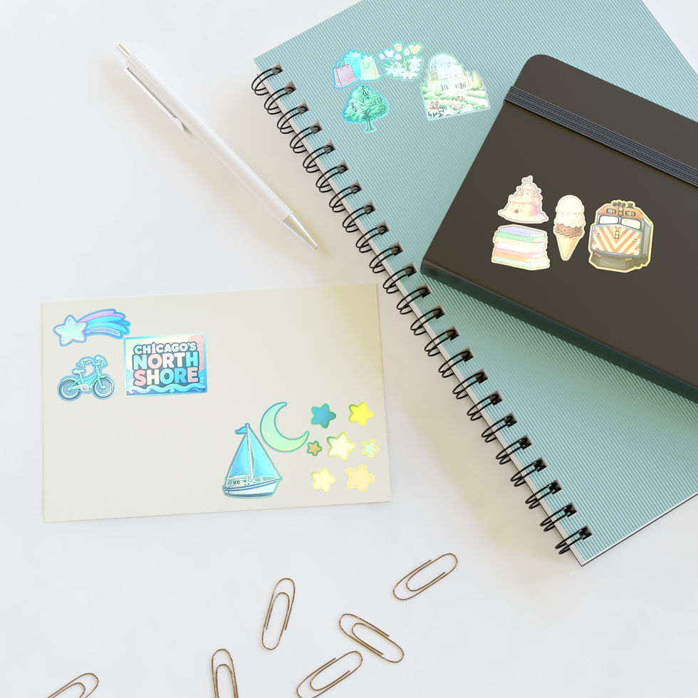 Thumbnail: Chicago's North Shore Sticker Sheet