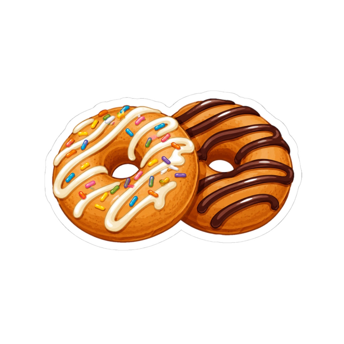 Donut Duo Sticker