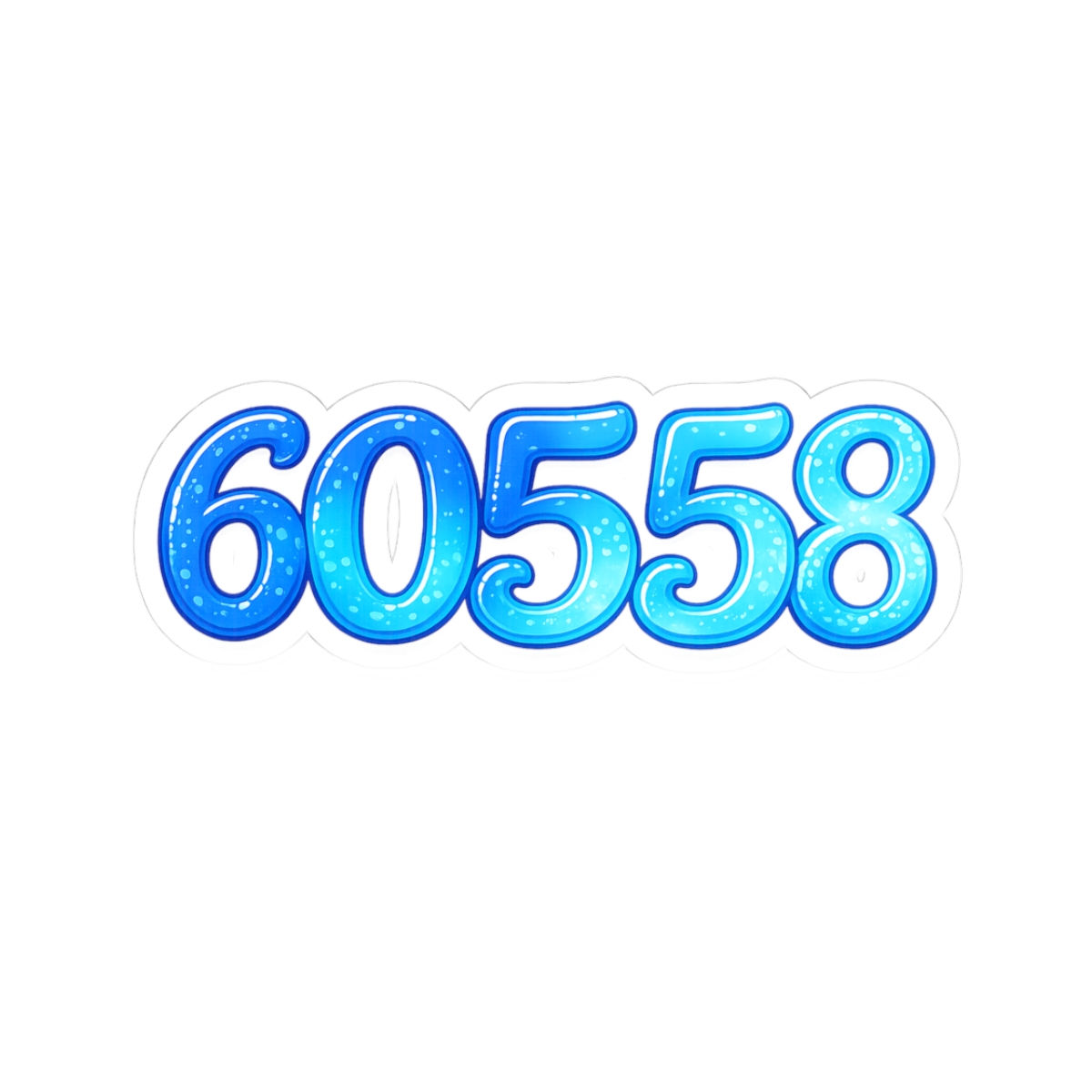 60558 Western Springs Sticker