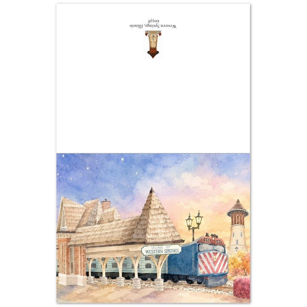 Western Springs Greeting Card Set