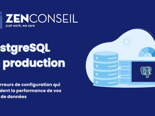 PostgreSQL en production, les 5 erreurs de configuration qui dégradent vos performances