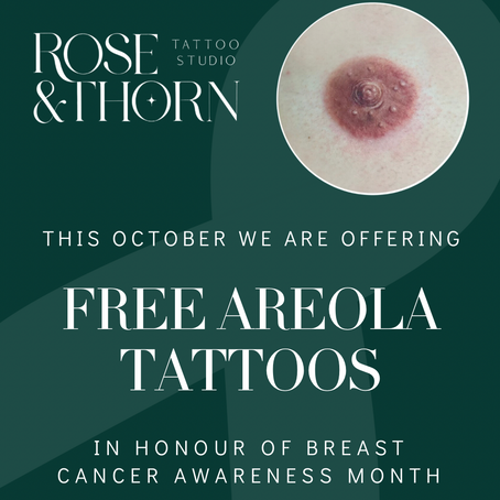 Empowering Survivors: Free Areola Tattooing for Breast Cancer Awareness Month