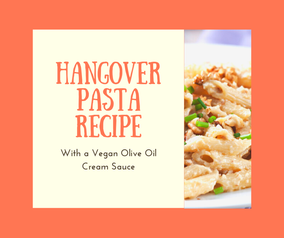 hangover pasta recipe graphic