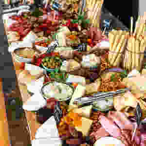 Grazing table, fully edible tablescape