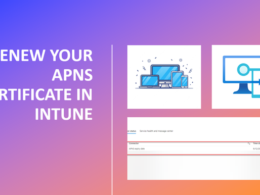 Renew your APNS certificate in Intune