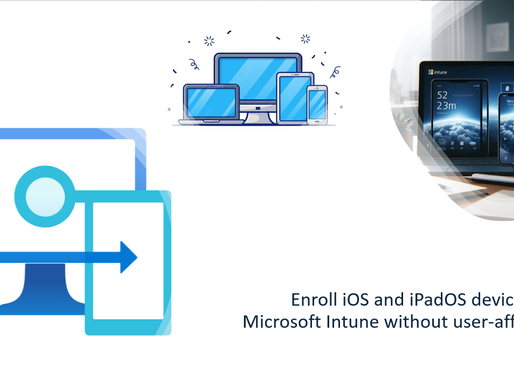 Enroll iOS and iPadOS devices in Microsoft Intune without user-affinity