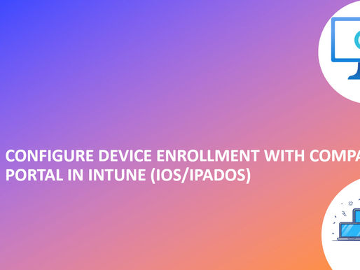 Configure Device enrollment with the Company Portal in Intune