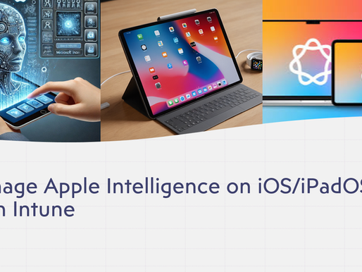 Manage Apple Intelligence on iOS/iPadOS With Intune