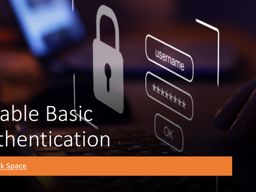 Disable Basic Authentication