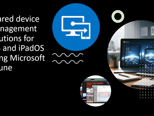 Shared device management solutions for iOS and iPadOS using Microsoft Intune