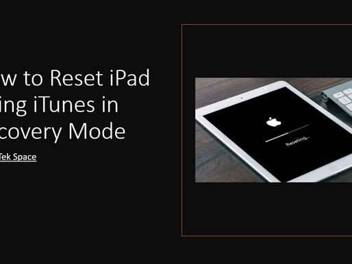 How to Reset iPad Using iTunes in Recovery Mode