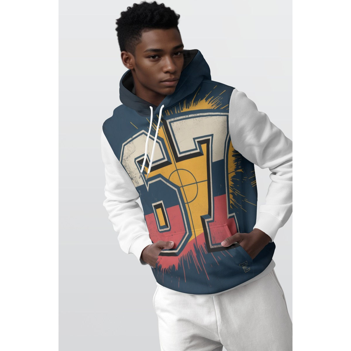 TiZo 6 7 Print Men's Pullover Hoodie